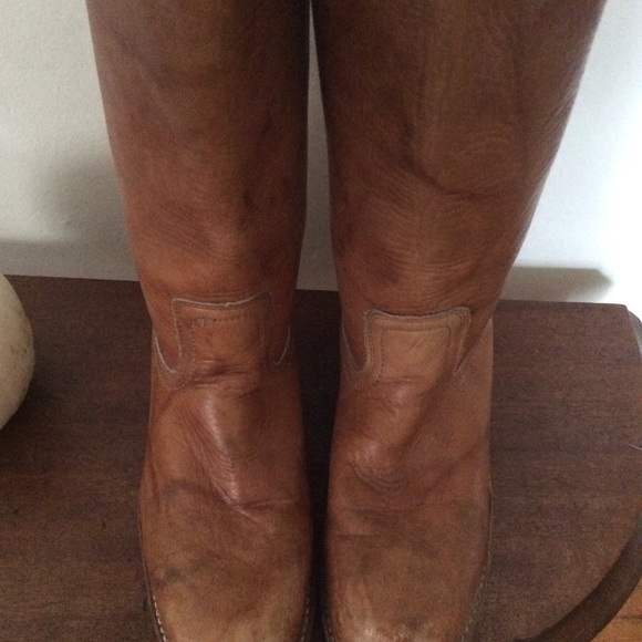 Frye Campus Boots Tall Tan Women’s 9.5M - Picture 2 of 8